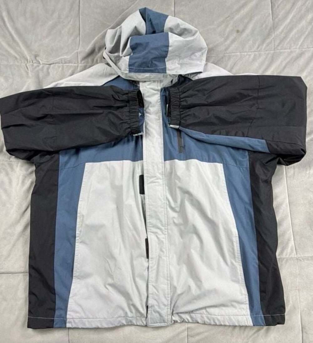 Champion Color-Block Hooded Fleece-Lined Jacket Size 2XL